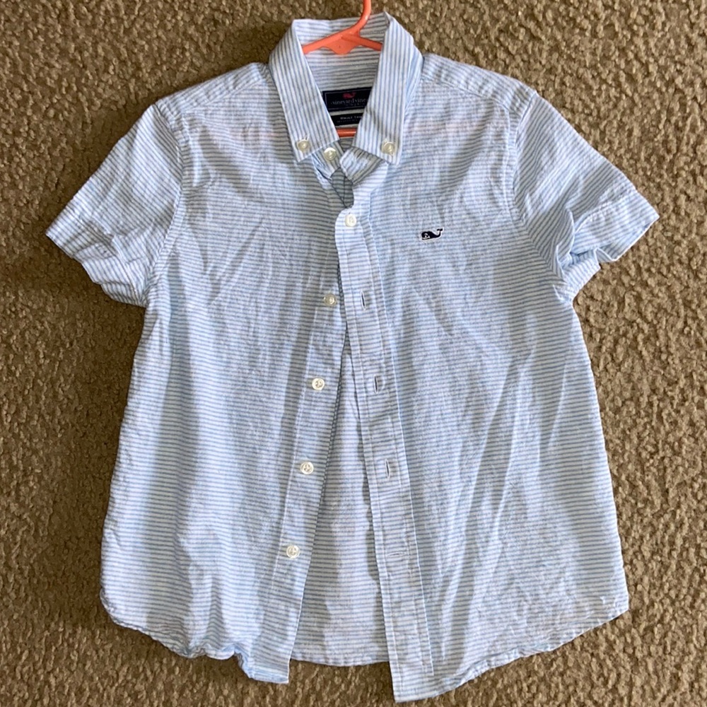 EUC boys button down